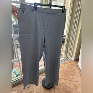 Isaac Mizrahi light blue slacks